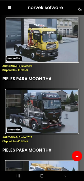 Truck Simulator Europa 3 Skins - Image screenshot of android app