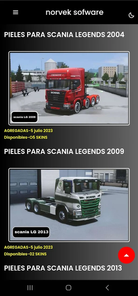 Truck Simulator Europa 3 Skins - عکس برنامه موبایلی اندروید