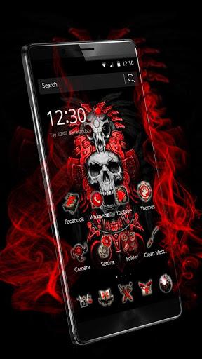 Red Blood Skull Launcher - عکس برنامه موبایلی اندروید