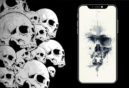 Skull Wallpaper - Cool Wallpaper! - عکس برنامه موبایلی اندروید