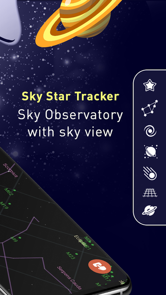 Sky View Map : Star Tracker - Image screenshot of android app