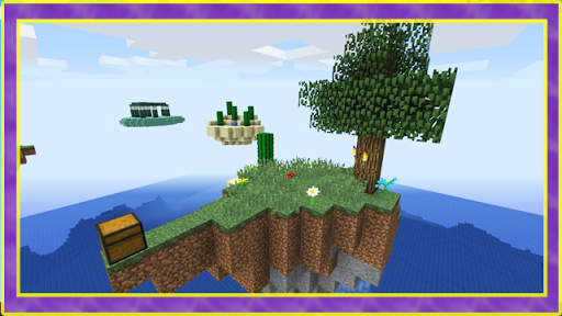 Skyblock maps for mcpe - عکس برنامه موبایلی اندروید