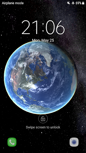 Earth Planet 3D live wallpaper - عکس برنامه موبایلی اندروید