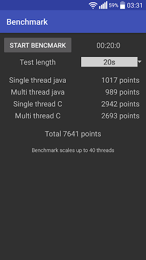 CPU Throttling Test - عکس برنامه موبایلی اندروید