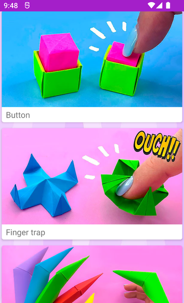 How to make paper craft - Image screenshot of android app