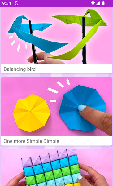 Origami: paper crafts - عکس برنامه موبایلی اندروید