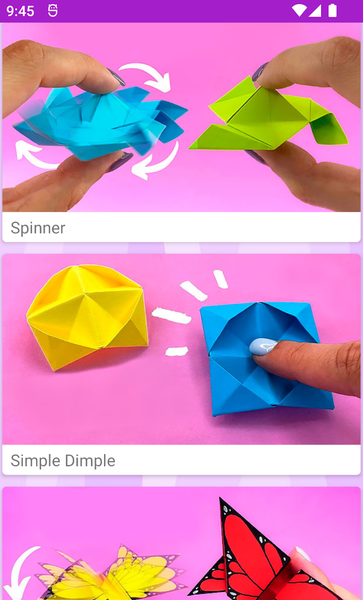 Origami: paper crafts - عکس برنامه موبایلی اندروید