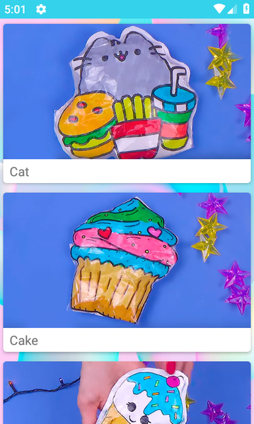 How to make squishies - Image screenshot of android app