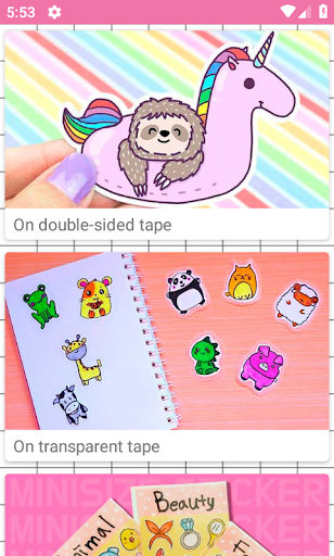 How to make stickers - Image screenshot of android app