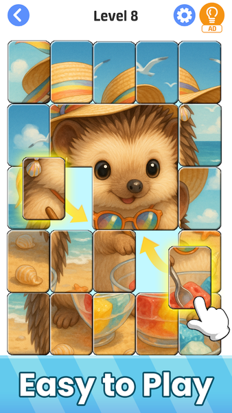 Jigsparkle Puzzle: Slide Fun - عکس بازی موبایلی اندروید