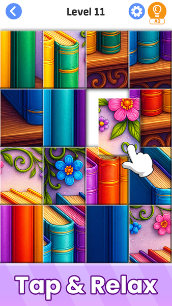 Jigsparkle Puzzle: Slide Fun - عکس بازی موبایلی اندروید