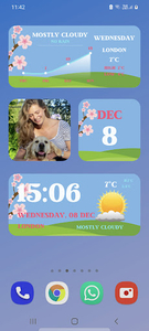 Widgets Color Widgets + Icons - Image screenshot of android app