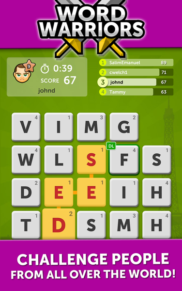 Word Warriors! - Gameplay image of android game