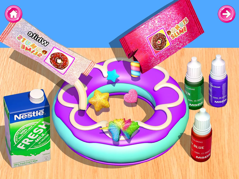 Donut Slime DIY Unboxing Games - عکس بازی موبایلی اندروید