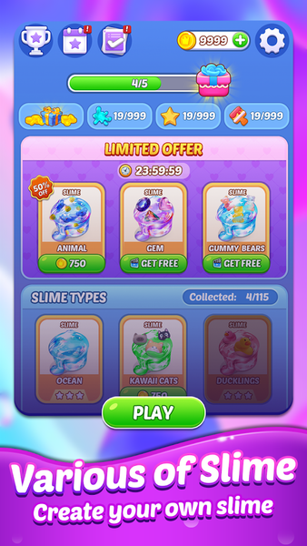 Slime DIY: ASMR Simulation - عکس بازی موبایلی اندروید