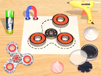 Fidget Toys Stress Relief Game - عکس برنامه موبایلی اندروید