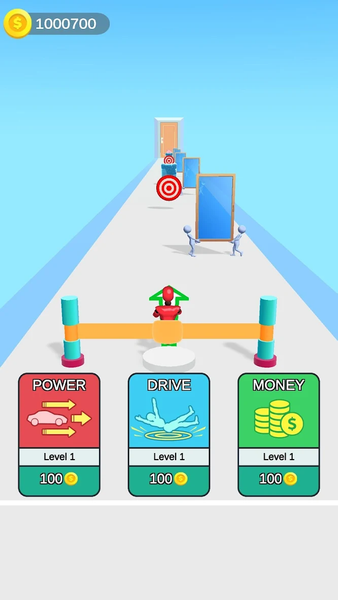 Slingshot Dummy Thrower - Gameplay image of android game