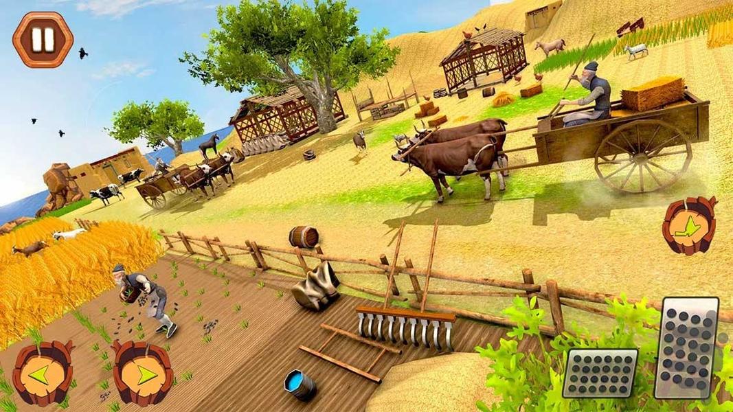 بازی کشت و کار در مزرعه | کشاورزی - Gameplay image of android game