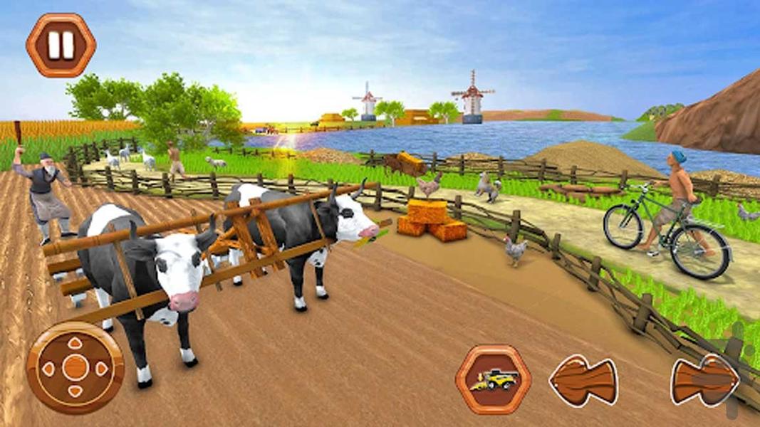 بازی کشت و کار در مزرعه | کشاورزی - Gameplay image of android game