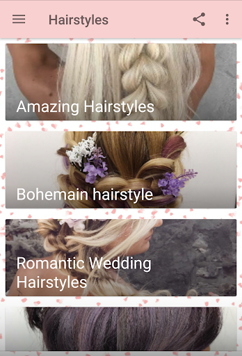 Women Hairstyles Ideas - عکس برنامه موبایلی اندروید