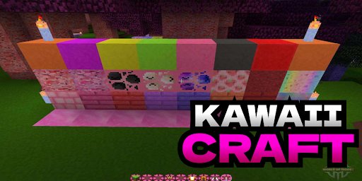 Download Kawaii World for Minecraft PE android on PC