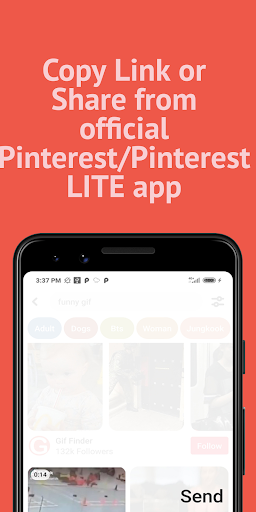 Video Downloader for Pinterest - عکس برنامه موبایلی اندروید