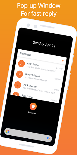 Messages - عکس برنامه موبایلی اندروید