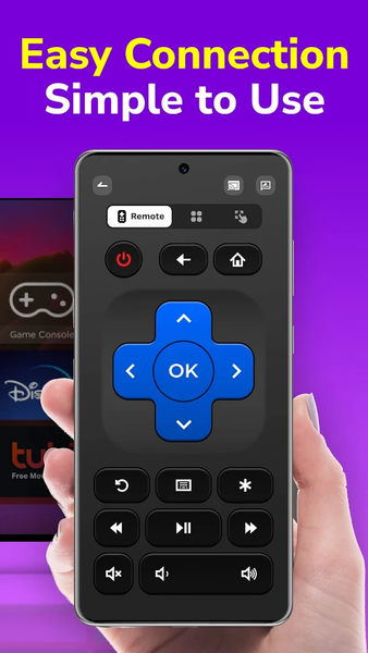 Remote for Roku TVs, TV Remote - عکس برنامه موبایلی اندروید