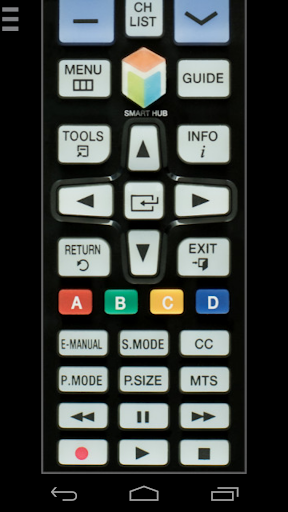 TV Remote for Samsung TV - Image screenshot of android app