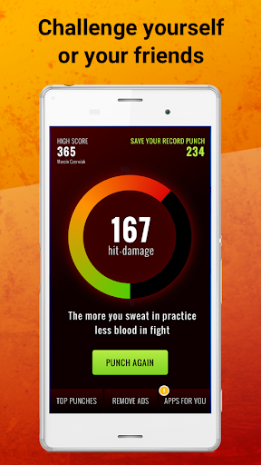 Punch Hit Meter - Gameplay image of android game