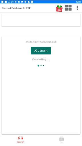 PUB to PDF Converter - Image screenshot of android app