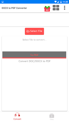 DOCX to PDF Converter - عکس برنامه موبایلی اندروید