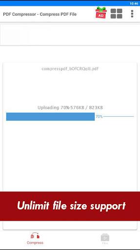 Compress PDF File - Image screenshot of android app
