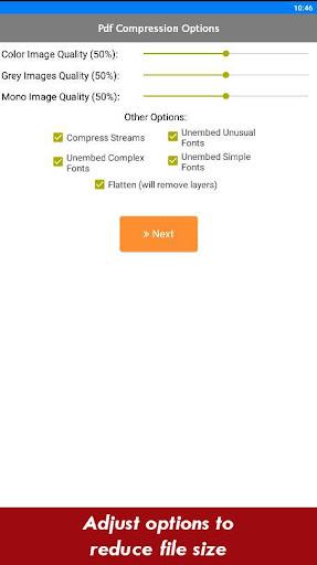 Compress PDF File - عکس برنامه موبایلی اندروید