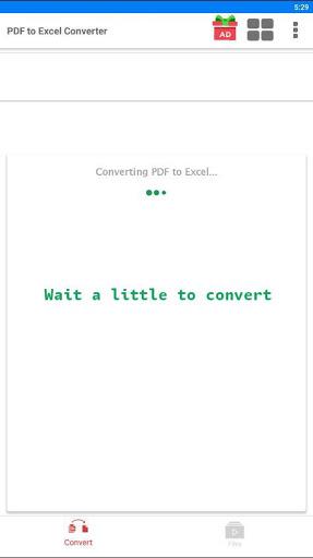 PDF to XLS Converter - عکس برنامه موبایلی اندروید