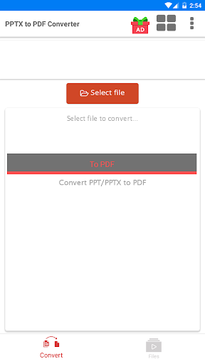 تبدیل فایل‌های اسلایدی به PDF - عکس برنامه موبایلی اندروید