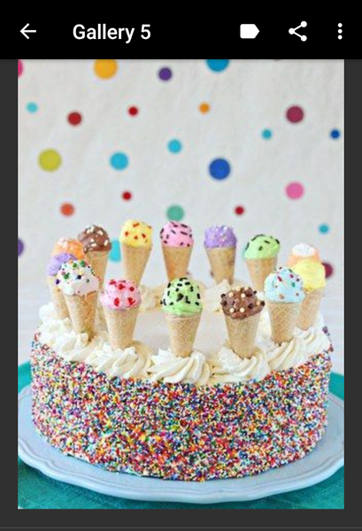 Birthday Cake Ideas - Image screenshot of android app