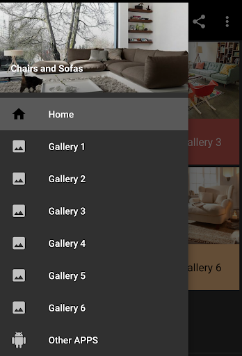 Chairs and Sofas - عکس برنامه موبایلی اندروید