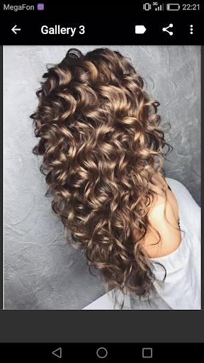 Curly Hairstyles - عکس برنامه موبایلی اندروید