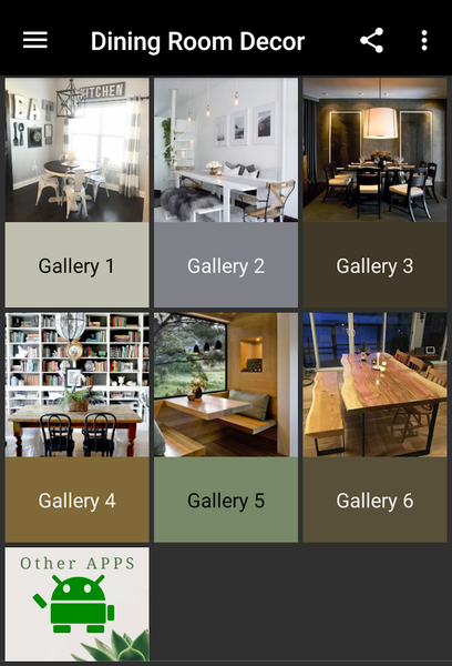 Eating Room Decor - عکس برنامه موبایلی اندروید