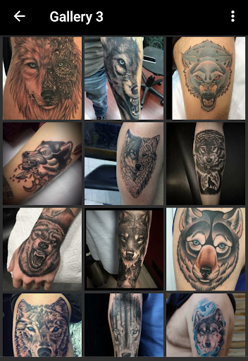 Wolf Tattoos - عکس برنامه موبایلی اندروید