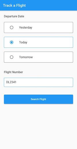 Flight Tracker - Image screenshot of android app
