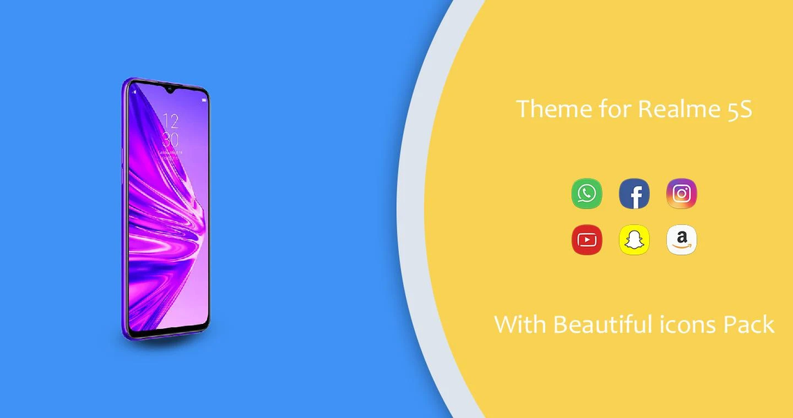 Theme for Realme 5s - عکس برنامه موبایلی اندروید