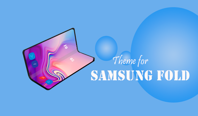 Theme for SAmsung Galaxy Fold - Image screenshot of android app