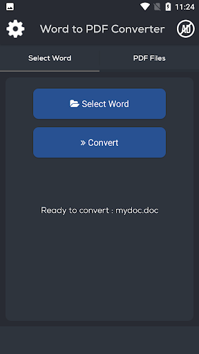 Word to PDF Converter - عکس برنامه موبایلی اندروید