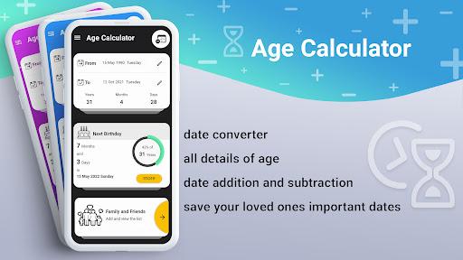 Age Calculator - عکس برنامه موبایلی اندروید
