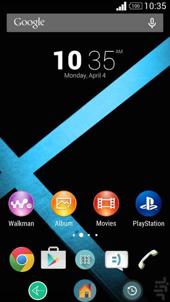 light theme for sony - Image screenshot of android app