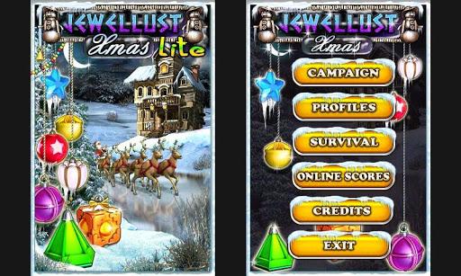 Jewellust Xmas Lite - Gameplay image of android game