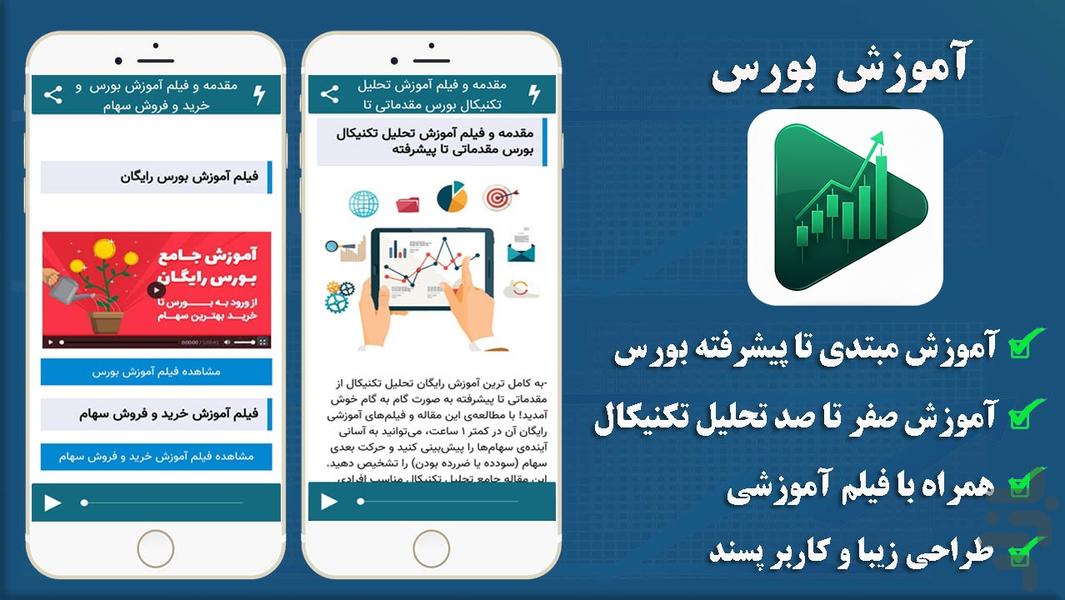 بورس ویو | آموزش بورس - عکس برنامه موبایلی اندروید