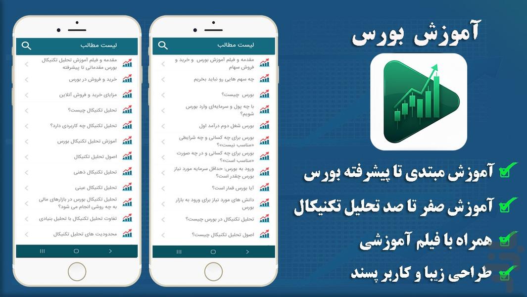 بورس ویو | آموزش بورس - عکس برنامه موبایلی اندروید
